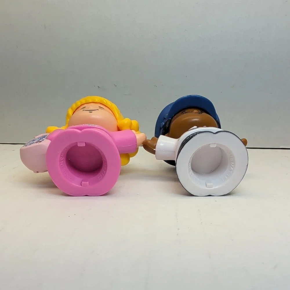 Fisher-Price Little People Figure Lot of 5 Pilot Traveler Doctor Farmer Rabbit